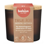 Bolsius True Joy Aromatinė Žvakė 66x83mm Orientalus Mink&scaron;tumas