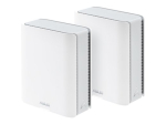 Asus Tri-band WiFi 7 Smart AiMesh Extendable Router ZenWiFi BT8 (2pk) 802.11be 14000 Mbit/s Mesh Support Yes MU-MiMO Yes 4G/ Antenna type Internal 1