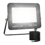LED &scaron;viestuvas LEPRO 340003-DW- 50W 5000lm 5000K IP65
