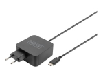 Digitus Notebooko įkroviklis USB-C Maitinimo &scaron;altinis 65W PD3.0 DA-10071 Juodas