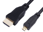 HDMI 2.0 A-D kabelis, 3m aukso padengtas jungtis su