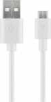 Goobay Micro USB įkrovimo ir sinchronizavimo kabelis 43837 USB-A 2.0 į Micro-USB USB 2.0 kiemelis (tipas A) USB 2.0 mikro kiemelis (tipas B)