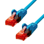 KAT6 U/UTP CCA PVC Ethernet kabelis mėlynas 15m