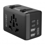 Blitzwolf BW-TA1 4-in-1 kelionės adapteris 2xUSB + C + PD 20W