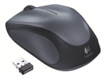 LOGITECH M235 De&scaron;iniuoju ranka naudojamo optinis belaidis 2.4 GHz USB belaidis tvirtinimas pilkas