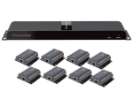 Hdmi 1X8 Extender Splitter Over Cat6/6A/7 50M With Ir