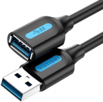 LAIDAS USB3.0 VYRI&Scaron;KAS Į MOTERI&Scaron;KĄ/2M JUODAS CBHBH VENTION