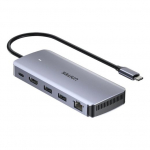 UNITEK AKTYVUS KONCENTRAATORIUS USB-C 10GBPS,M.2,HDMI, PD 100W