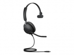 Jabra Evolve2 40 SE MS Mono Wired Headphones Black