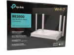 TP-Link Archer BE220W BE3600 Wi-Fi 7 belaidis mar&scaron;rutizatorius baltas