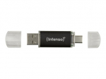 Intenso Twist Line 128GB USB 3.2 Gen 1 / USB-C Flash Drive Black