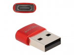 Delock USB-C adapteris raudonas