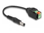 Delock Power Supply Adapter 15cm Black
