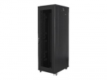 Lanberg 19" laisvai stovintis spintelė 42U/800x800 (plok&scaron;čias paketas) su tinklelio durimis FF01-8842-23B Juoda