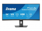 iiyama ProLite XCB3494WQSU-B1 34-colio VA UltraWide 3440 x 1440 HDMI DisplayPort USB-C 120Hz Monitorius
