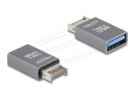 Delock USB adapteris Pilka