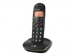 DORO PhoneEasy 100w belaidis telefonas be skambintojo ID, juodas