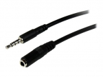 StarTech.com 2m 3.5mm 4 Pozicijų TRRS Ausinių I&scaron;plėtimo Kabelis - Garso I&scaron;plėtimo Kabelis iPhone