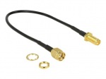 DeLOCK 20cm antenos kabelis juodas