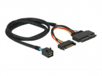 DeLOCK Serial Attached SCSI (SAS) vidinis kabelis 75cm juodas