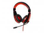 iBOX HPI 1528 MV laidinės ausinės juodos raudonos