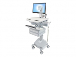 Ergotron StyleView mobilus riedlentė su kėbulais LCD ekranui/klaviatūrai/pelei/CPU/užduotis/barko kodo skaitytuvo iki 24