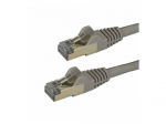 StarTech.com 7.5m CAT6a kabelis - pilkas - RJ45 kabelis - be kabliukų - CAT6a STP laidas - vario viela - 10Gb CAT 6a ekranuotas (STP) 7.5m jungiama...