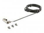 StarTech.com 6.5' (2m) 3-in-1 universalus ne&scaron;iojamojo kompiuterio kabelinis spynų rinkinys, 4-skaitmeninis kombinacinis ne&scaron;iojamojo/stalinio kompiu...