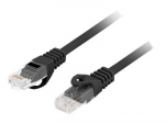 Lanberg RJ-45 jungties kabelis - CAT 6 RJ-45 - vyri&scaron;kas 5 m Juodas