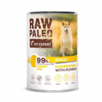 VETEXPERT Raw Paleo Duoprotein Kalis & Menkė Suaugęs - &scaron;lapias &scaron;unų maistas - 400g
