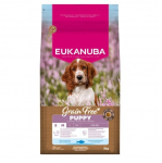EUKANUBA Grain Free Puppy Small/Medium Ocean Fish - sausytas &scaron;unų maistas - 3kg