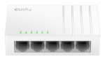 Cudy FS105D tinklo keitiklis nevaldomas greitos Ethernet (10/100) balta