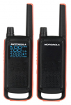 Motorola T82 Twin Pack dvipusis radijas 16 kanalų Juodas,Oranžinis