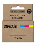 Actis KH-704CR dažų (pakeitimas HP 704 CN693AE; standartinis; 9 ml; spalvotas)