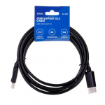 Savio CL-137 3m DisplayPort kabelis Juodas
