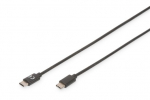 Digitus USB Type-C Ry&scaron;io Kabelis AK-300138-010-S USB-C į USB-C USB Vyri&scaron;kas 2.0 (Type C) USB Vyri&scaron;kas 2.0 (Type C)