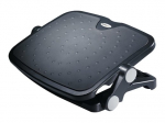 StarTech.com Adjustable Height and Angle Desk Footrest - 18in x 14in - Office Footstool Black