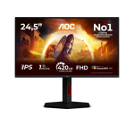 AOC G4 24.5" 1920 x 1080 Full HD LED monitorius Juodas, Raudonas