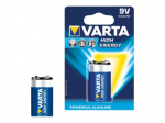 Varta Auk&scaron;tos Energijos 9V Standartinio Baterijų 550mAh