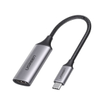 Ugreen 70444 vaizdo kabinas adapteris HDMI tipo A (standartinis) USB tipo C pilkas, juodas