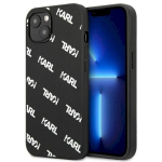 Karl Lagerfeld KLHCP13SPULMBK3 kietas dėklas iPhone 13 mini 5,4" / juodas Allover