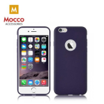 Mocco Ultra plonas mink&scaron;tas matinis 0.3 mm silikoninis dėklas Samsung J610 Galaxy J6 Plus (2018) mėlynas