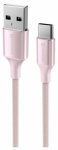 Swissten Textile II USB &ndash; USB-C duomenų ir įkrovimo kabelis 1.5m