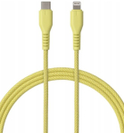 Qualo QKN-CL-05 Kabelis USB-C - Lightning 12W / 1.5m / geltonas