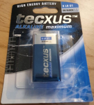 Alkaline Mang 9V blokas 200 mAh Alkaline Manganese baterija