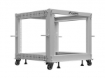 Lanberg Open Rack 19" 9U, adjustable OR01-6109-S 65.7 x 60 x 57.7 cm Gray