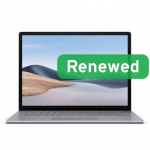 Microsoft atnaujintas B klasės Surface Laptop 4 Platinos spalvos 15 &bdquo; i7-1185G7 8 SSD 256 Intel Iris Xe grafika Windows 11 Pro klaviatūros kalba US
