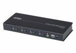 4 Port USB KVM Switch 4-Port USB KM Switch, Black
