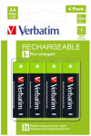RECHARGEABLE BATTERY AA 4 PACK / HR6 49517, Single-use