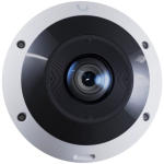 UBIQUITI UVC-G6-Pro-360-W All-weather, vandal-resistant 12MP PoE camera with panoramic 360 grade coverage, digital pan-tilt-zoom functionality, and sm